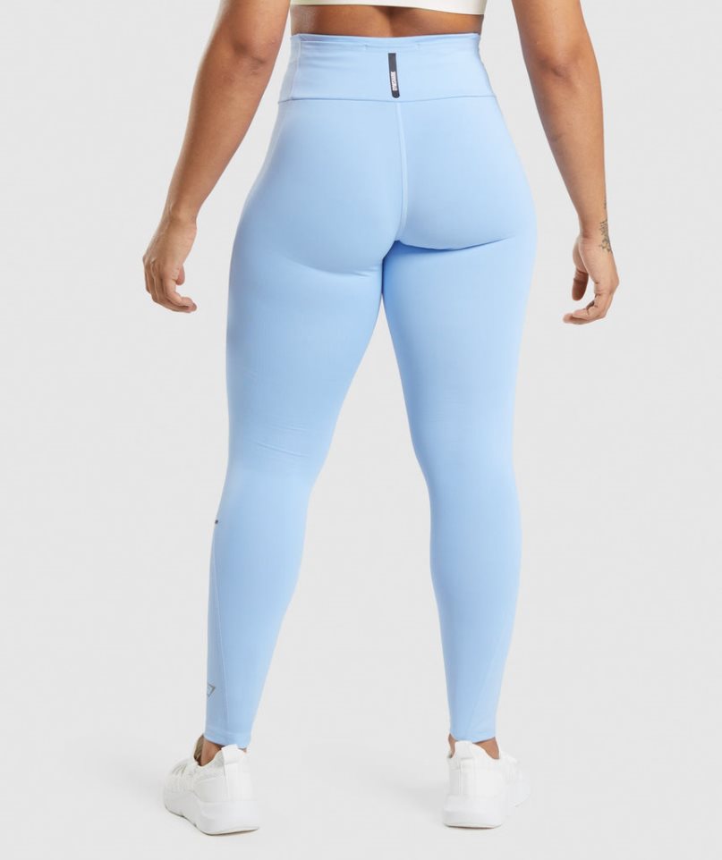 Legginsy Gymshark Speed Damskie Głęboka Niebieskie | PL 079YXC